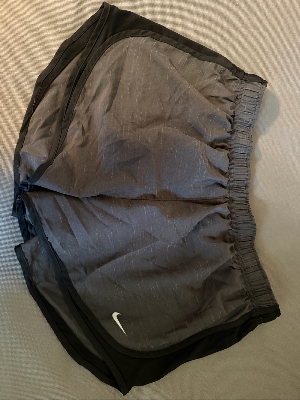Nike Black and White Running Shorts